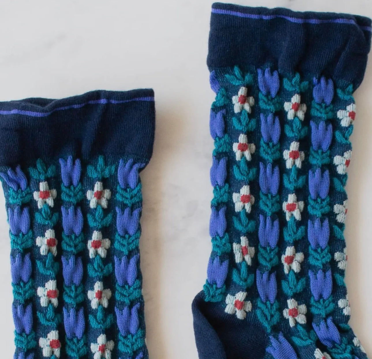 Vintage Floral Casual Socks