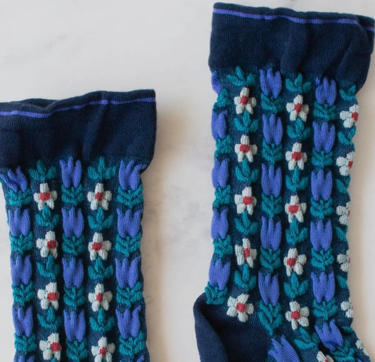 Vintage Floral Casual Socks