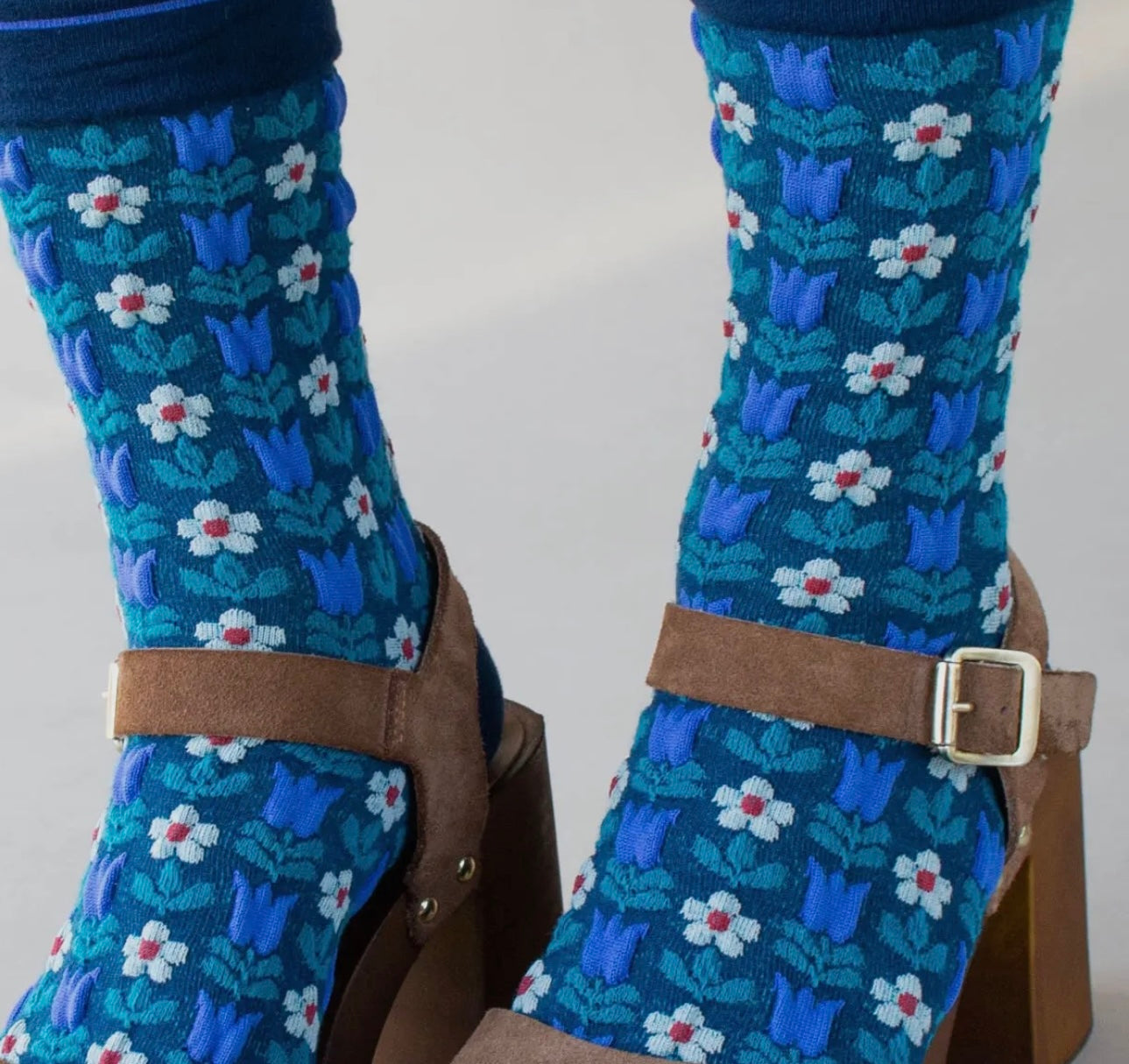 Vintage Floral Casual Socks