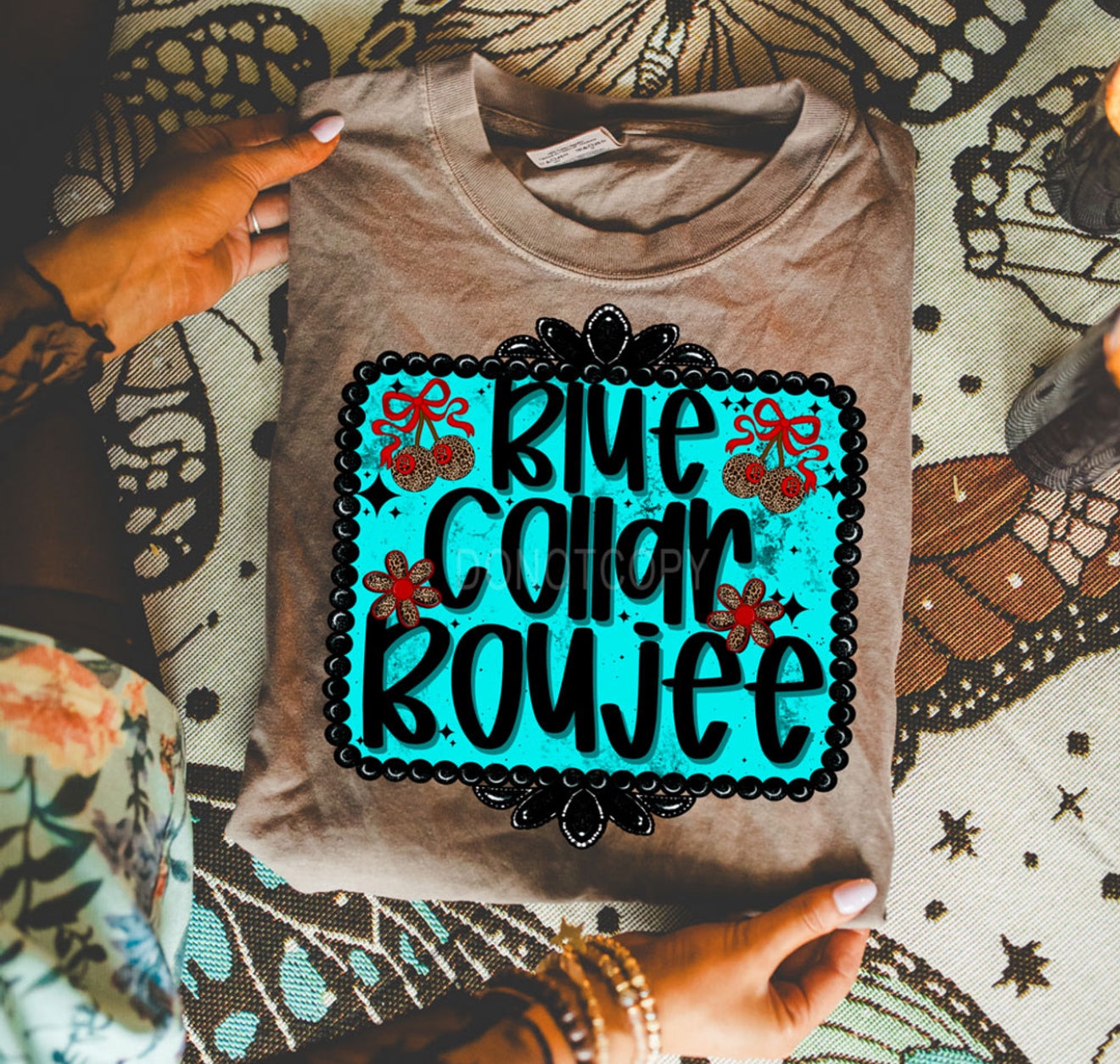 Blue Collar Boujee-Shirt