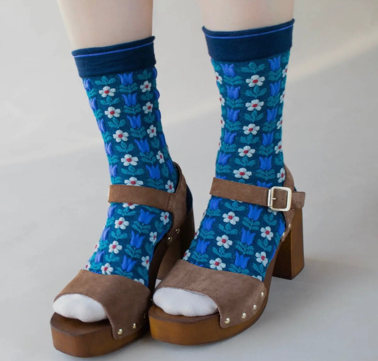 Vintage Floral Casual Socks
