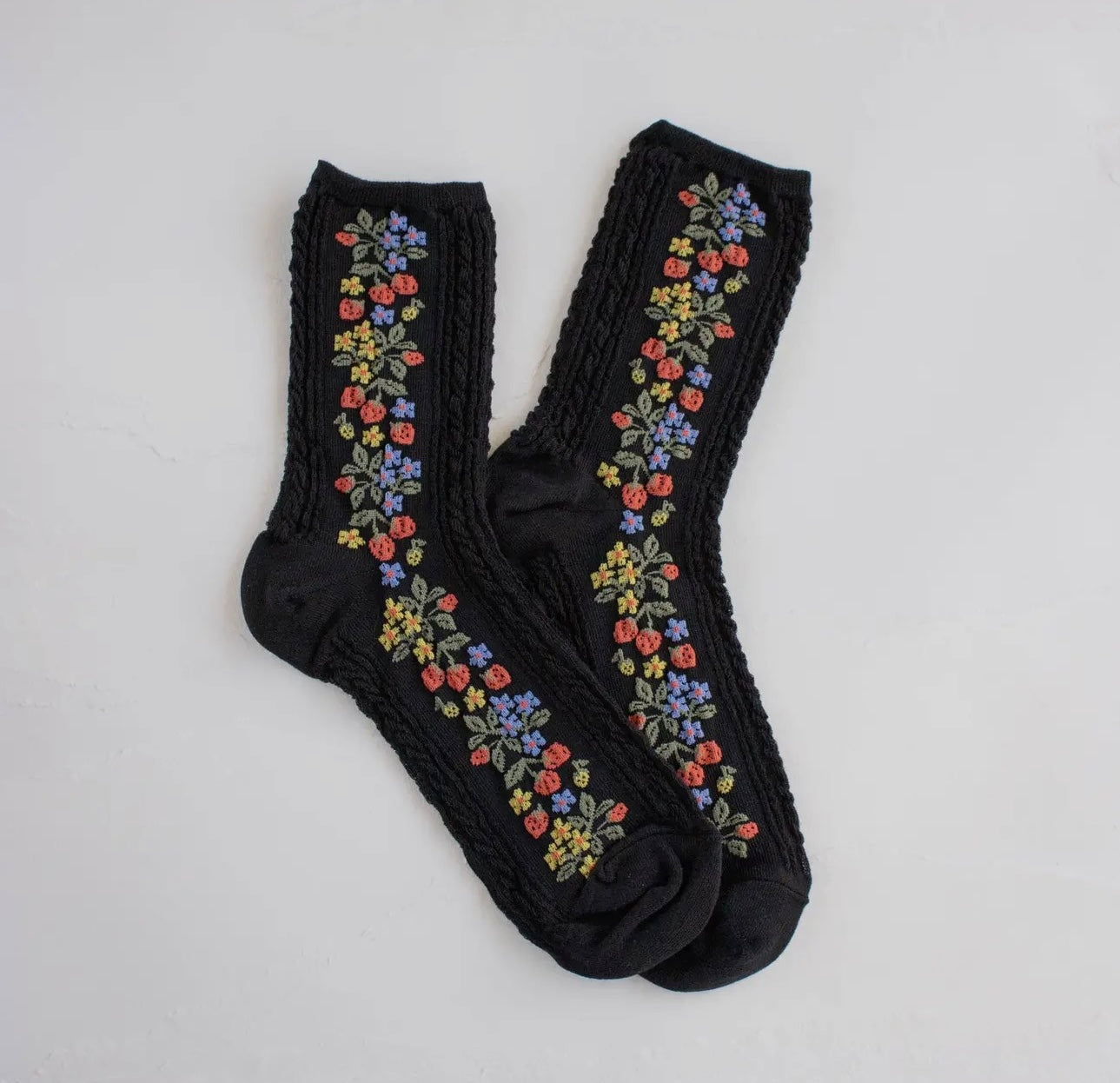 Vintage Strawberry Socks