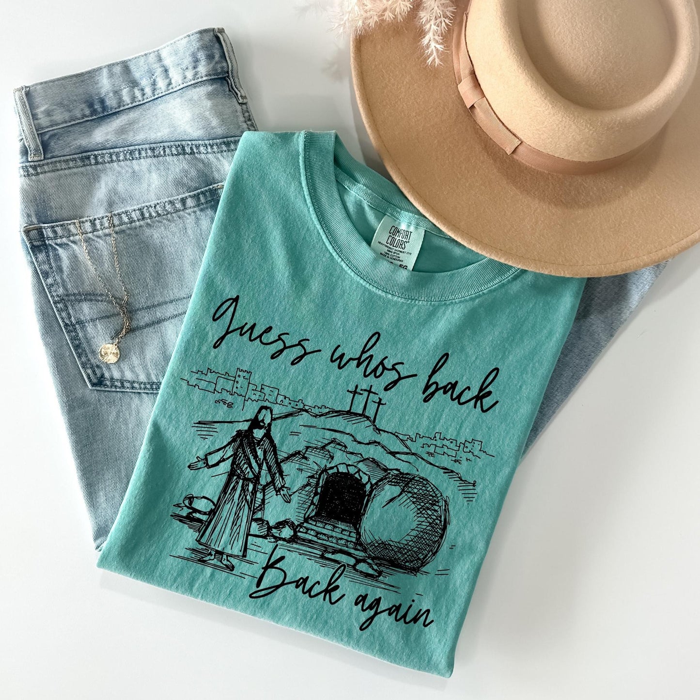 Guess Who's Back Jesus Tee