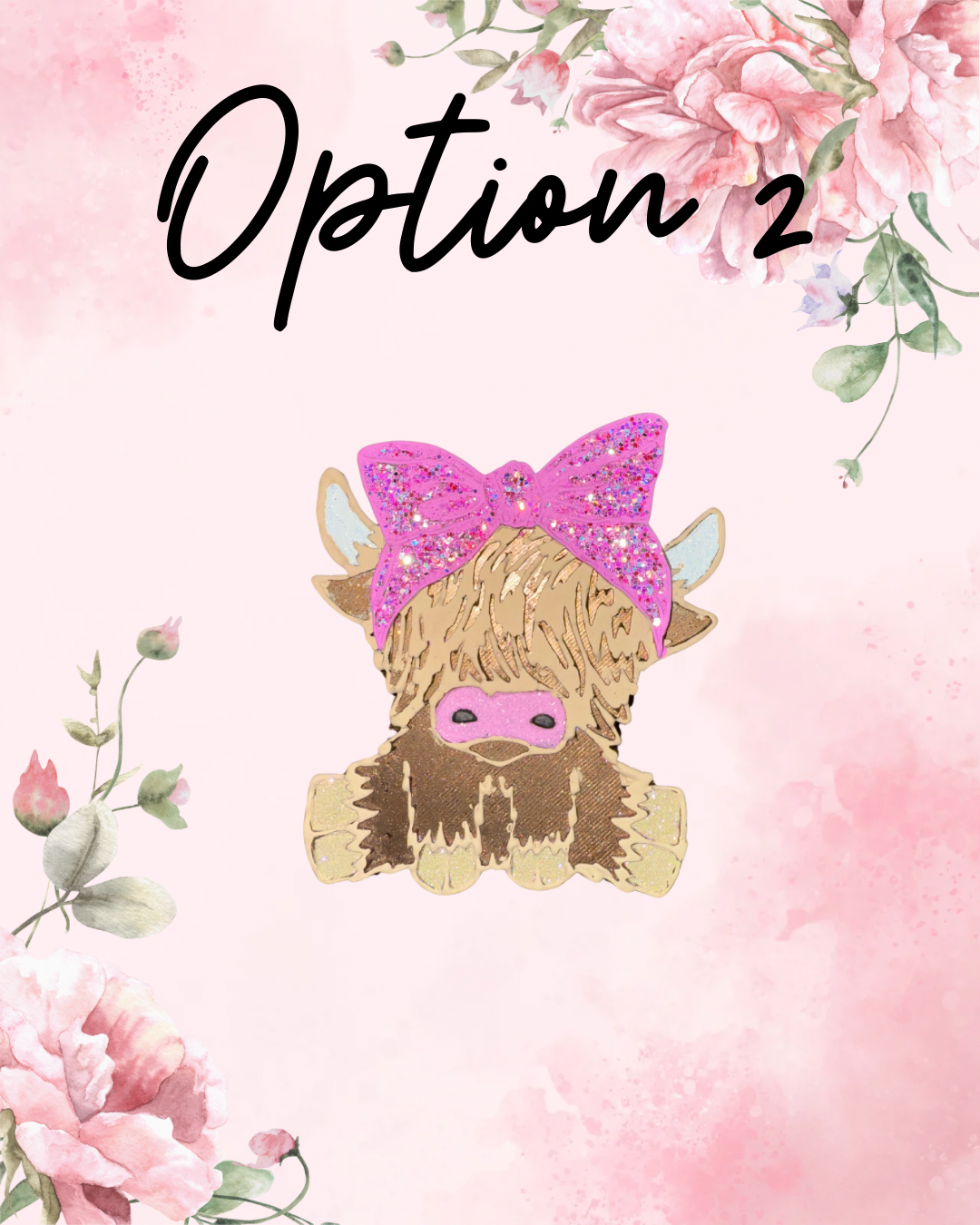 Highland Cow Bow Freshie