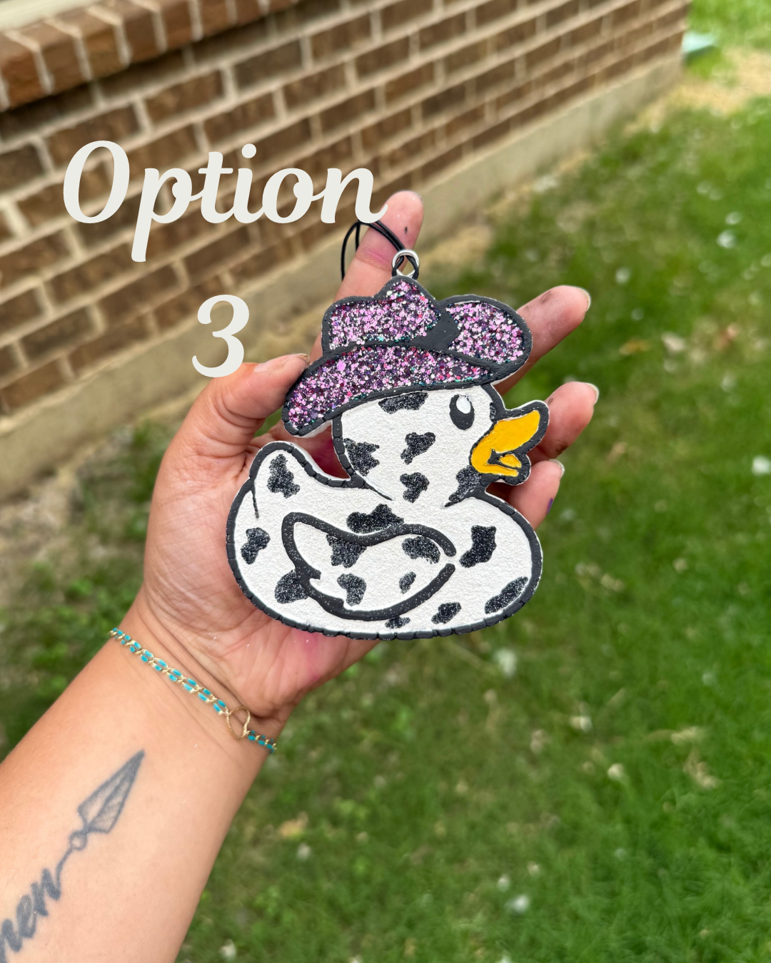 Cowboy Rubber Duck Freshie