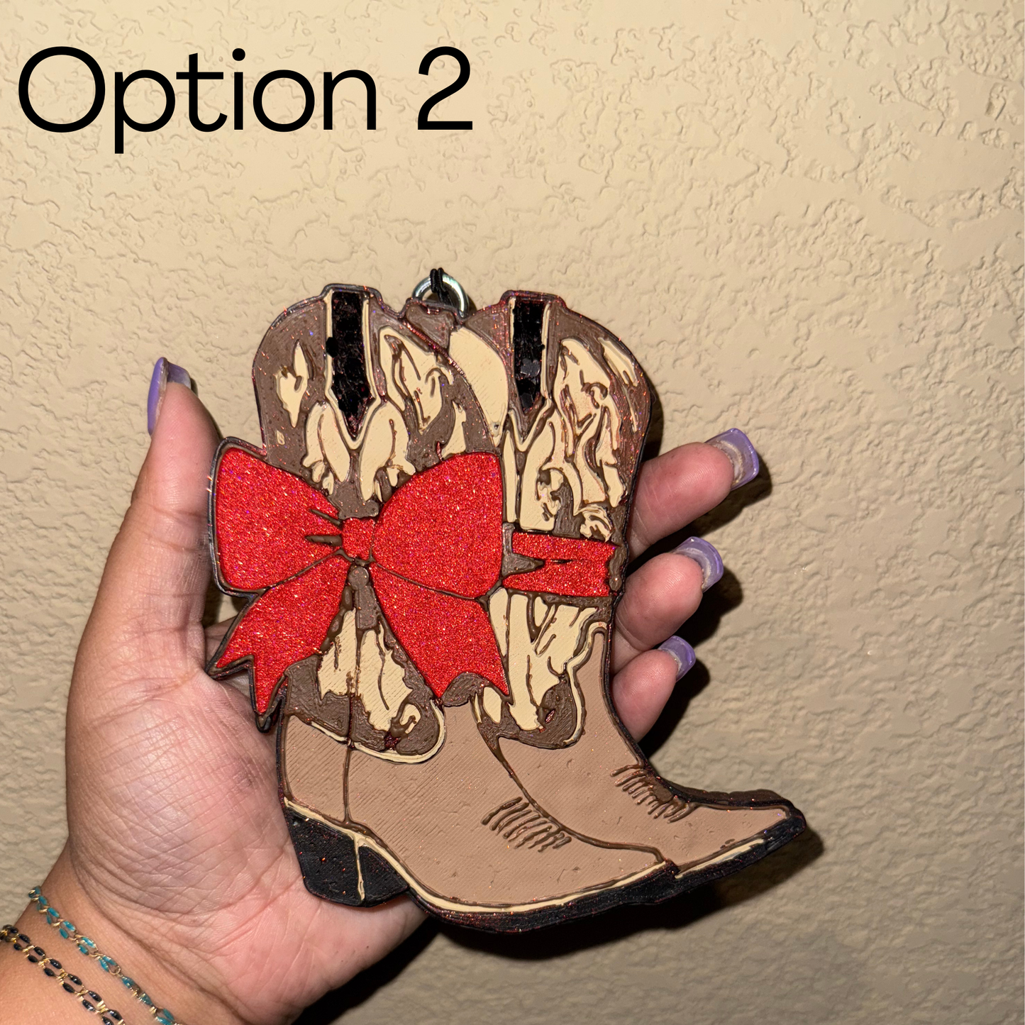 Western Boots Bow Freshie