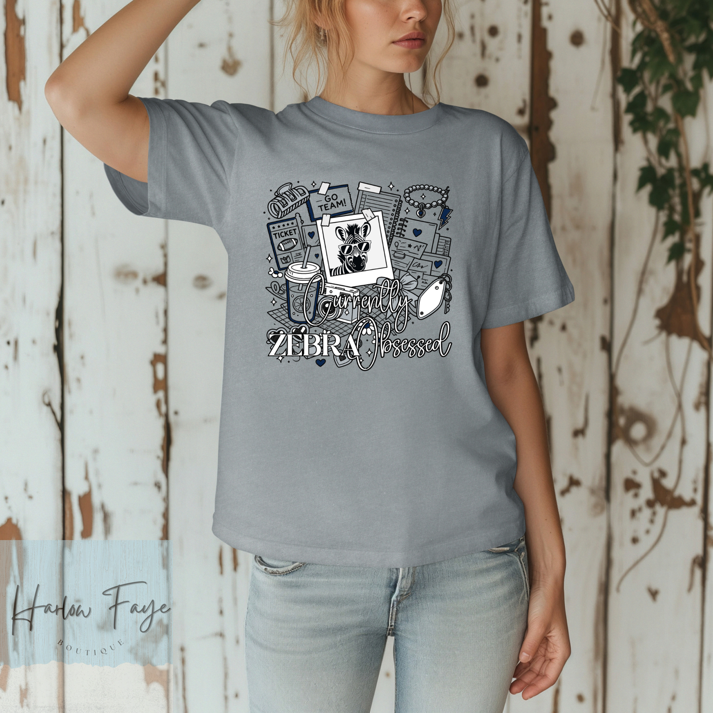Currently Zebra Obsessed | Grandview Zebras Spirit Tee