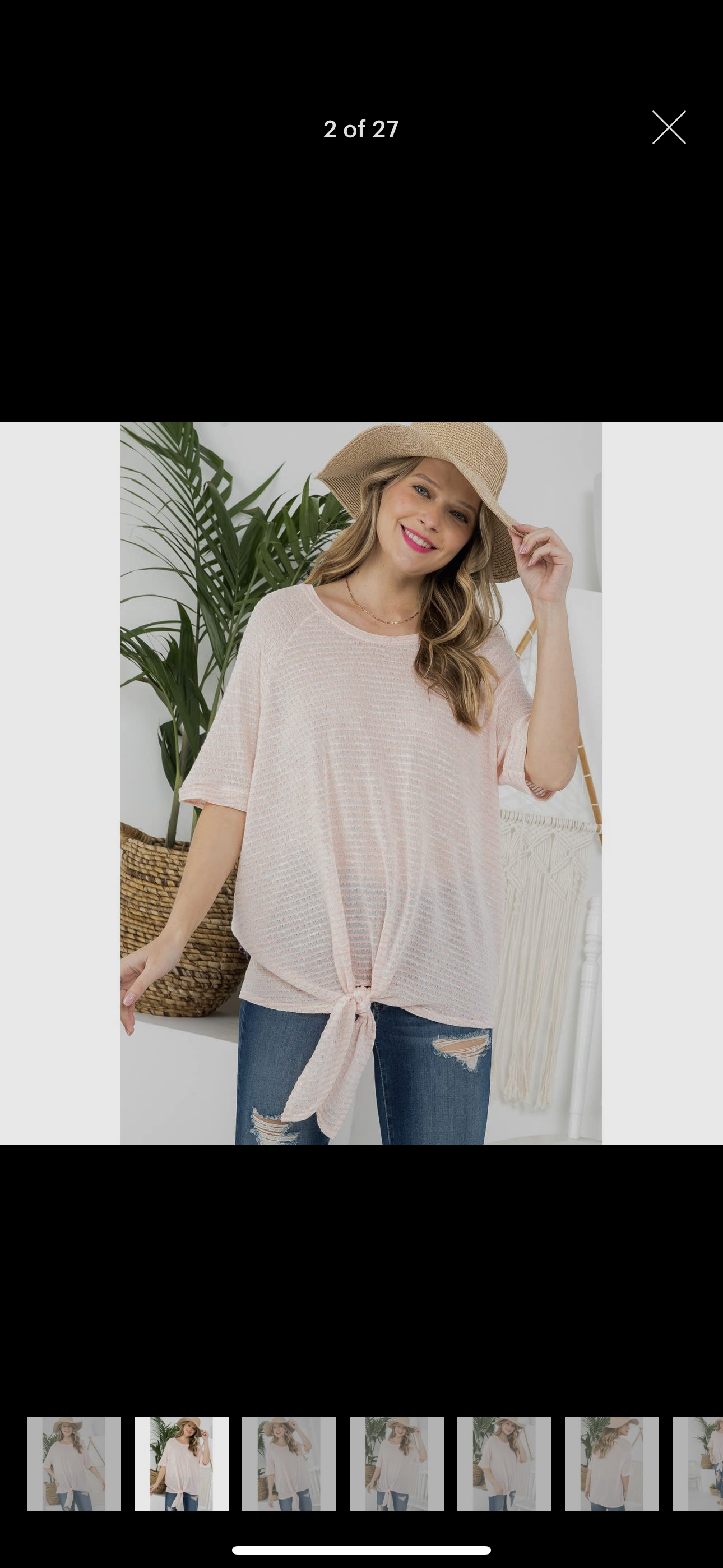 Knit Jersey Boxy Top