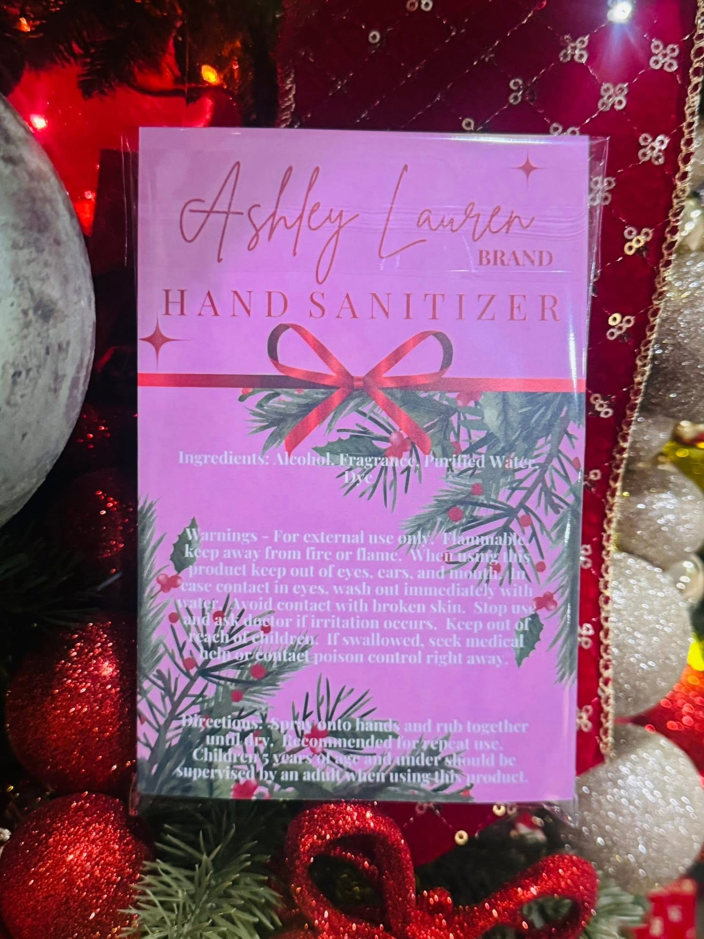 Christmas Hand Sanitizer